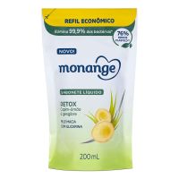 Sabonete Líquido Monange Refil Detox 200mL - Cod. 7896235354260
