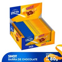 Chocolate Lacta Shot 80g | Display 17 unidades - Cod. 7622210674401