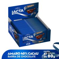 Chocolate Meio Amargo Amaro 40% Cacau 80g | Display 17 unidades - Cod. 7622210674449