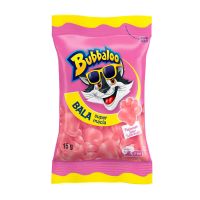 Bala Bubbaloo Tutti Frutti Patinhas | Pacote 15g - Cod. 7622210561961C12