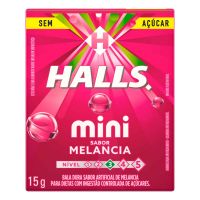 Bala Halls Melancia Zero Açúcar | Mini Caixa 15g - Cod. 7622300858872C18