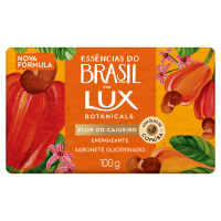 Sabonete em Barra Glicerinado Energizante Flor do Cajueiro com Óleo de Copaíba Lux Botanicals Essências do Brasil Envoltório 100g - Cod. C72191