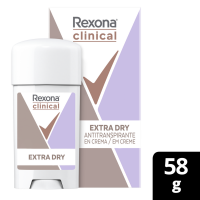 Antitranspirante Creme Extra Dry 96h Rexona Clinical 58g - Cod. C72199