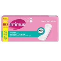 Protetor Diário Intimus Antibacteriana 80 unidades - Cod. 7896007550456