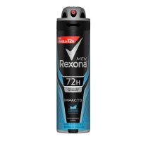 Desodorante Antitranspirante Rexona Men Aerosol Impacto 72 horas 150mL - Cod. 7891150054646