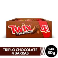 Display Chocolate Twix Triplo Chocolate 80gr - Cod. 7896423471649