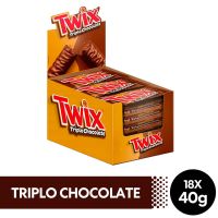 Display Chocolate Twix Triplo Chocolate 40gr - Cod. 7896423405194