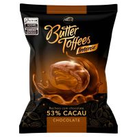 Bala Butter Toffees Chocolate 53% Cacau 500gr - Cod. 7891118026289