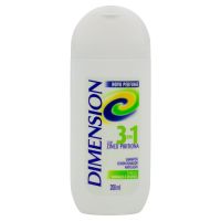 Shampoo Anticaspa 3 em 1 Dimension para Cabelos Oleosos 200ml - Cod. 7891037169654