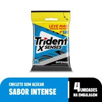 Chiclete Trident Xsenses Intense 32g - Pacote com 4 Embalagens - Cod. 7895800412794