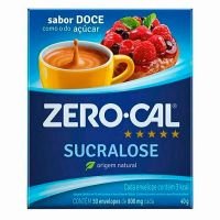 Adoçante Zero Cal Sucralose 8g - 50 Sachês - Cod. 7896094906648