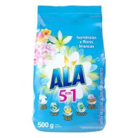 Detergente em Pó ALA Hortênsias e Flores Brancas 500g - Cod. 7891038611701