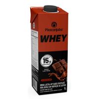 Piracanjuba Whey Zero Lactose Chocolate 15g de Proteína 1L - Cod. 7898215157878