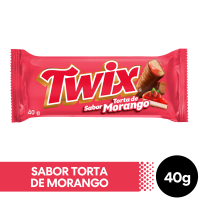 Chocolate Twix Torta de Morango 40g - Cod. 7896423438550C18