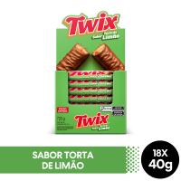 Display Chocolate Twix Torta de Limão 40g - Cod. 7896423438567