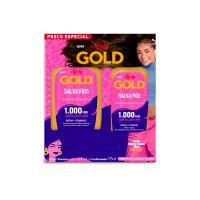 Kit Niely Gold Salva Fios Antiquebra Shampoo 275mL + Condicionador 175mL - Cod. 7908615077079