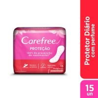 Protetor Diário Carefree Proteção com Fragrância 15 Unidades - Cod. 7891010087722