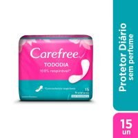 Protetor Diário Carefree Todo Dia Sem Perfume 15 Unidades - Cod. 7891010087807