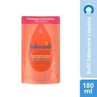 Refil Sabonete Líquido Glicerina da Cabeça aos Pés Johnson's Baby 180mL - Cod. 7891010871031