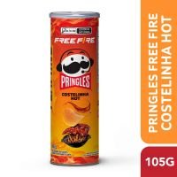 Salgadinho Pringles Batata Free Fire Costelinha Picante 105gr - Cod. 7896004010137