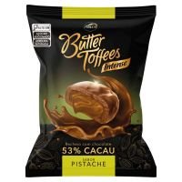 Bala Pistache Recheio Chocolate 53% Cacau Butter Toffees Intense 500gr - Cod. 7891118026333