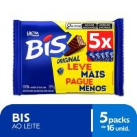 Bis Ao Leite Kit com 5 unidades de 100,8g - Cod. 7622210576118