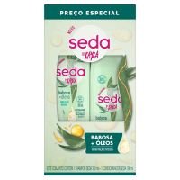 Kit Shampoo Seda by Rayza Babosa 300mL + Condicionador 190mL - Cod. 7891150097339