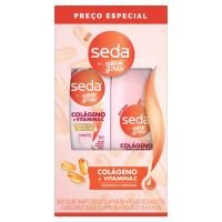 Kit Shampoo Seda by Niina Secrets Colágeno 300mL + Condicionador 190mL - Cod. 7891150097360