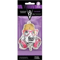 Perfumador de Ambientes Automóveis V8 Sachê Aroma Lavanda Roxo 1 Unidade - Cod. 7896183316136