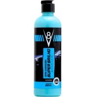 Cera de Carnaúba Automotiva V8 Super Brilho Líquida Azul 500mL - Cod. 7896183315993