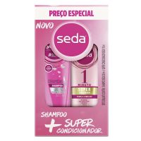 Oferta Seda Shampoo Ceramidas 325ml + Super Condicionador Força e Brilho 170ml - Cod. 7891150067301