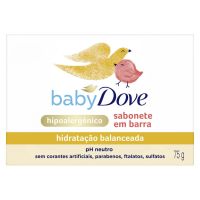 Sabonete em Barra Baby Dove Hidratação Balanceada 75g - Cod. 7891150065321