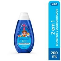 Shampoo e Condicionador 2 em 1 Infantil Johnson's 200mL - Cod. 7891010257118