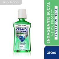 Enxaguante Bucal Cepacol Expert Menta Protect + Sem Álcool 250mL - Cod. 7896714292892