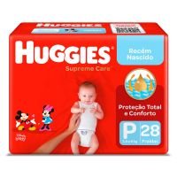 Fralda Huggies Supreme Care Jumbo P 28un - Cod. 7896007548507