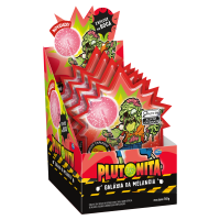 Pirulito com Cristais Explosivos Galáxia da Melancia Plutonita Caixa 165g 15 Unidades - Cod. 7891118026937