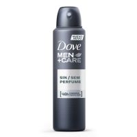 Desodorante Antitranspirante Aerosol Dove MEN+CARE Sem Perfume 150ml - Cod. 7791293014838