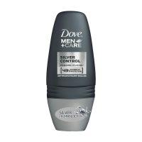 Desodorante Antitranspirante Roll On Dove MEN+CARE Silver Control 50ml - Cod. 78931312