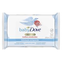Toalhas Umedecidos Baby Dove Hidratação Enriquecida 50 Unidades - Cod. 7891150035546