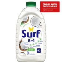 Lava Roupas Líquido SURF 5 em 1 Cuidado do Coco 3L - Cod. C15773