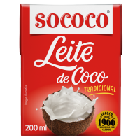 Leite de Coco Sococo Caixa 200ml - Cod. C59161