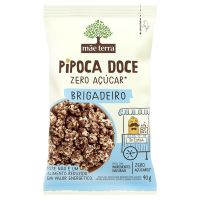 Pipoca Pronta Doce Brigadeiro Zero Açúcar Mãe Terra Pacote 40g - Cod. C61476