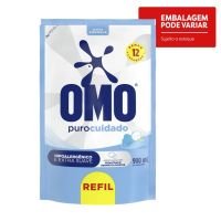 Lava-Roupas Líquido Omo Puro Cuidado Sachê 900ml Refil - Cod. C63919