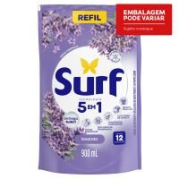 Lava-Roupas Líquido Lavanda  Surf Sachê 900ml Refil - Cod. C69525