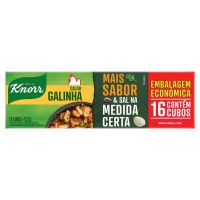 Caldo Tablete Galinha Knorr Mais Sabor Caixa 152g 16 Unidades Embalagem Econômica - Cod. C77994