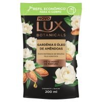Sabonete Líquido Gardênia e Óleo de Amêndoas Lux Botanicals Sachê 200ml Refil Econômico  - Cod. C80120
