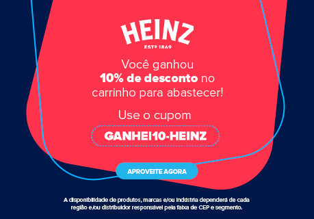 CA - Cupom GANHEI10-HEINZ