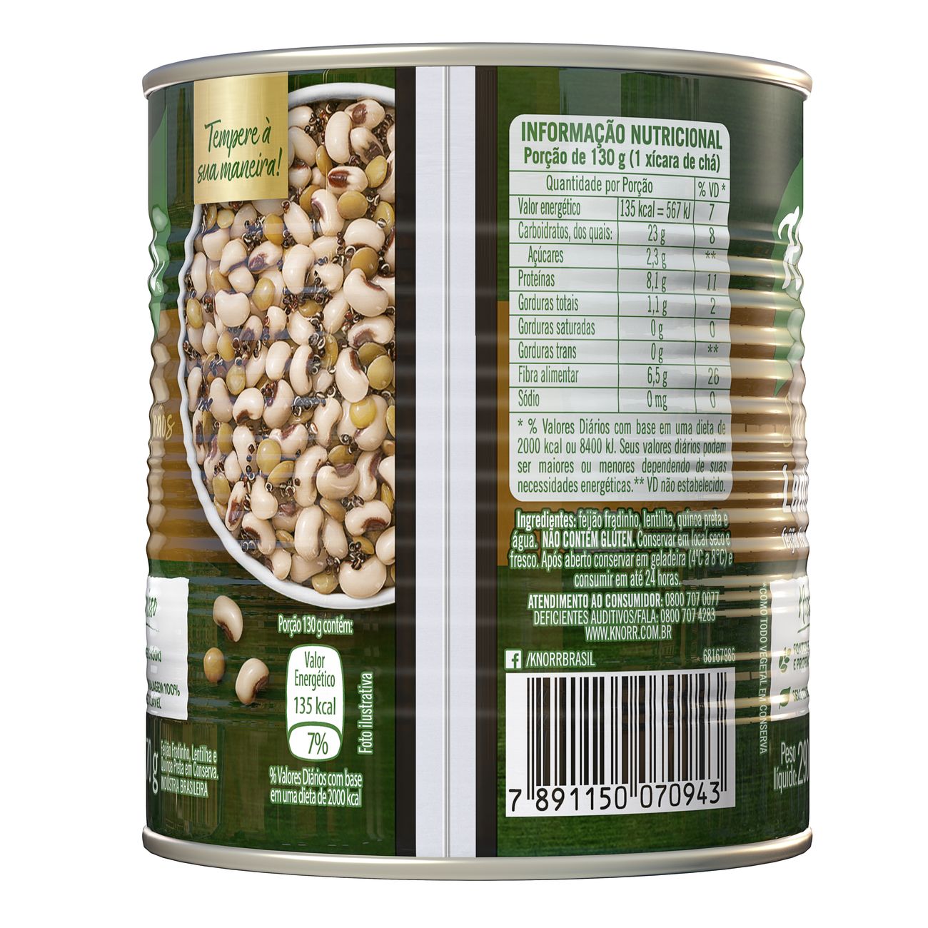 Conserva Knorr Mix Lentilha 170g