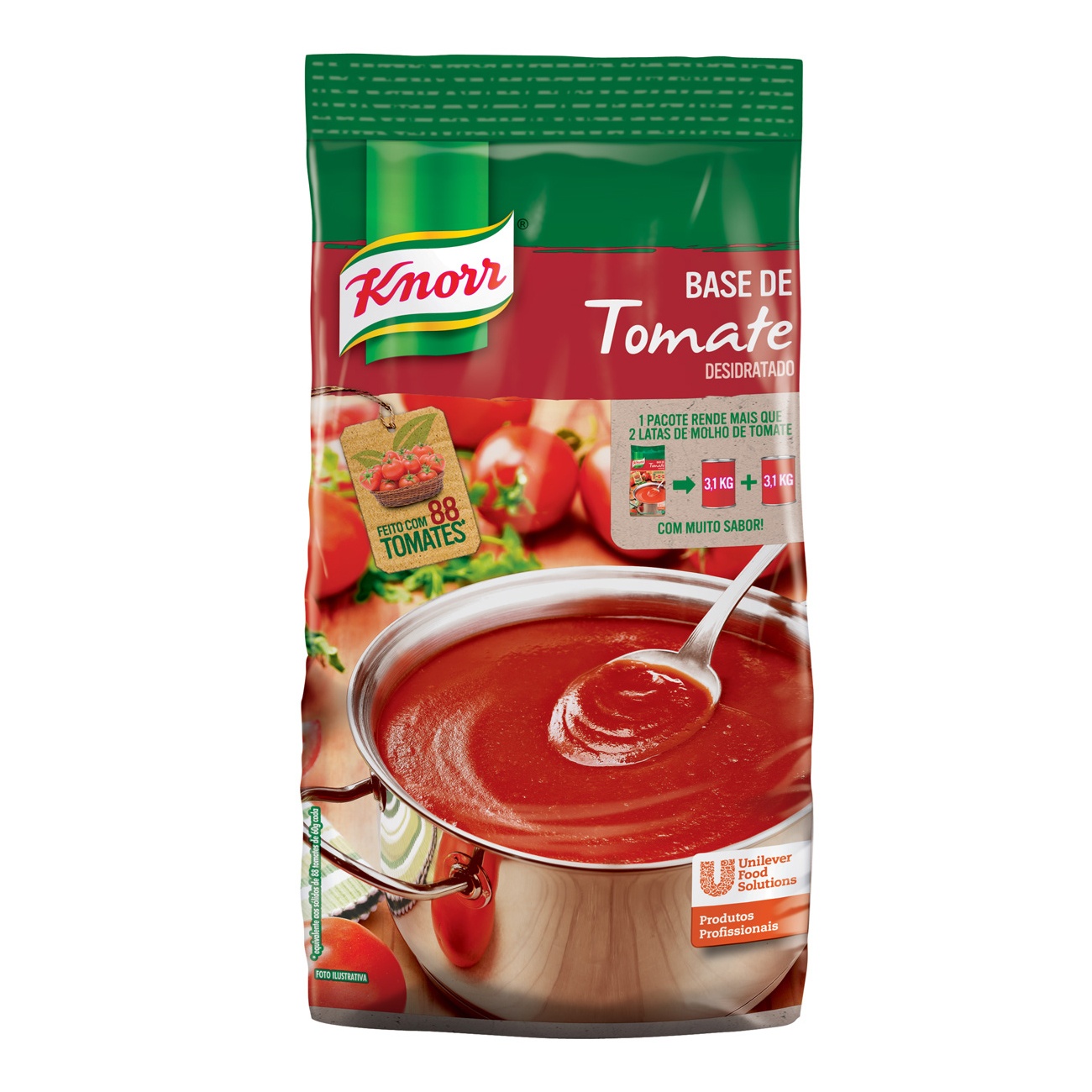 Molho de Tomate Knorr Desidratado 750g