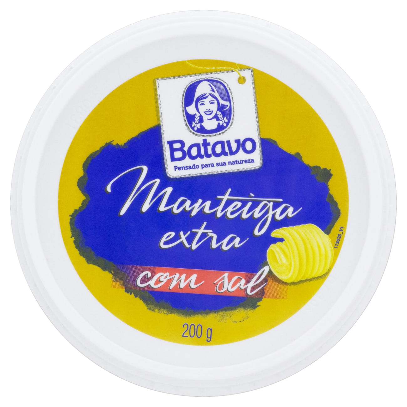 Manteiga Extra com Sal Batavo Pote 200g